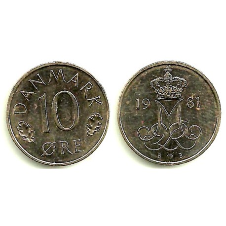 (860.1) Dinamarca. 1981. 10 Ore (MBC)