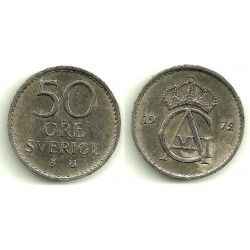 (837) Suecia. 1972. 50 Ore (MBC)
