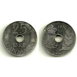 (861.1) Dinamarca. 1976. 25 Ore (EBC)