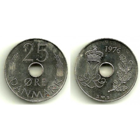 (861.1) Dinamarca. 1976. 25 Ore (EBC)