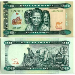 (12) Eritrea. 2012. 20 Nafka (SC)