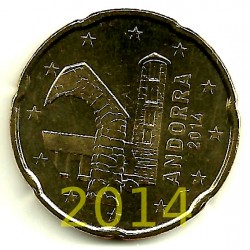 Andorra. 2014. 20 Céntimos (SC)
