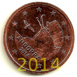 Andorra. 2014. 5 Céntimos (SC)