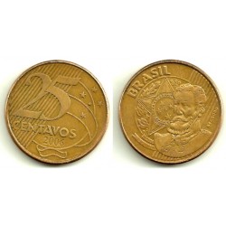 (650) Brasil. 2006. 25 Centavos (MBC-)