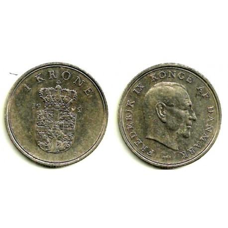 (581.1) Dinamarca. 1972. 1 Krone (MBC)