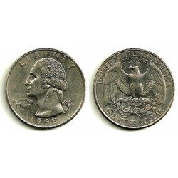 (A164a) Estados Unidos de América. 1998(D). Quarter Dollar (MBC)
