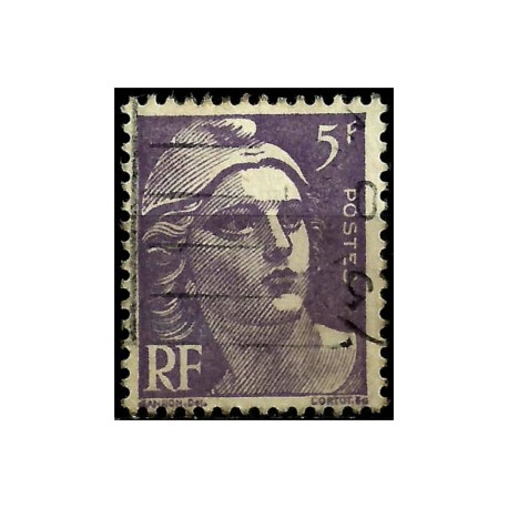 (650) Francia. 1951. 5 Francs. Marianne (Usado)