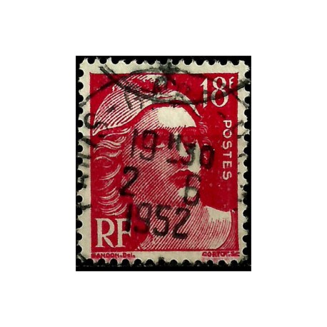 (654) Francia. 1951. 18 Francs. Marianne (Usado)