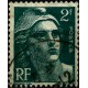 (536) Francia. 1945-47. 2 Francs. Marianne (Usado)