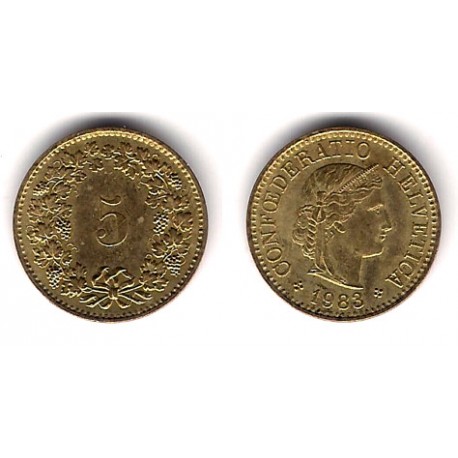 (26c) Suiza. 1983. 5 Rappen (MBC+)