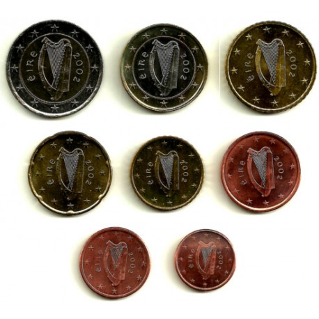 Irlanda. 2002. Serie Completa (8 Valores) (SC)