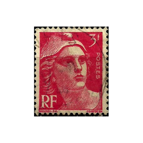 (540) Francia. 1945-47. 3 Francs. Marianne (Usado)