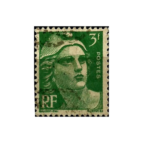 (577) Francia. 1947. 3 Francs. Marianne (Usado)