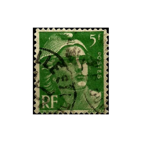 (542) Francia. 1945-47. 5 Francs. Marianne (Usado)
