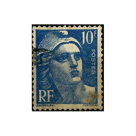 (546) Francia. 1945-47. 10 Francs. Marianne (Usado)