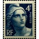 (548) Francia. 1945-46. 4 Francs. Marianne (Usado)