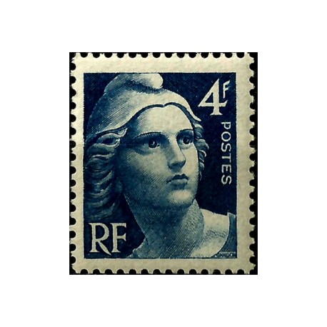 (548) Francia. 1945-46. 4 Francs. Marianne (Usado)