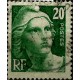 (551) Francia. 1945-46. 20 Francs. Marianne (Usado)