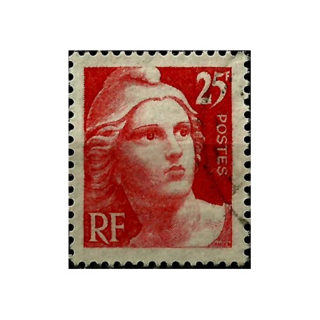 (552) Francia. 1945-46. 25 Francs. Marianne (Usado)