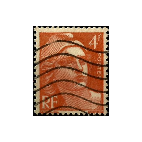 (597) Francia. 1948-49. 4 Francs. Marianne (Usado)
