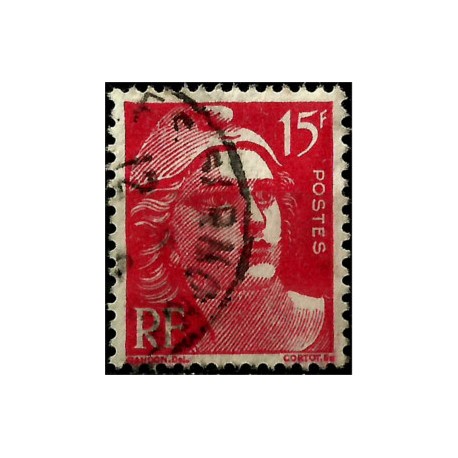 (602) Francia. 1948-49. 15 Francs. Marianne (Usado)