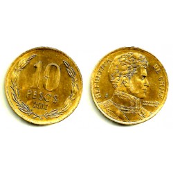 (228.2) Chile. 2000. 10 Pesos (MBC)