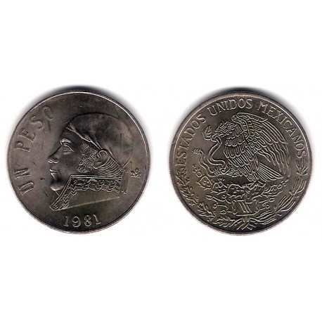 (460) Estados Unidos Mexicanos. 1981. 1 Peso (MBC)