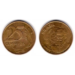 (650) Brasil. 1998. 25 Centavos (MBC)