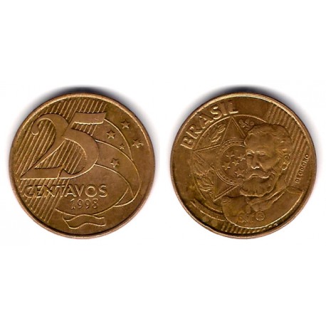 (650) Brasil. 1998. 25 Centavos (MBC)