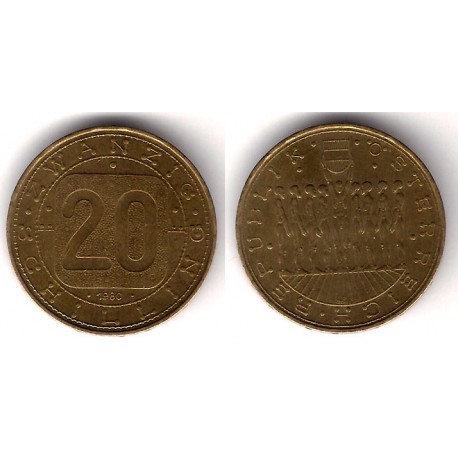 (2946.1) Austria. 1980. 20 Schilling (MBC+)