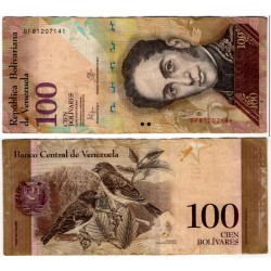 (93i) Venezuela. 2015. 100 Bolivares (MBC)