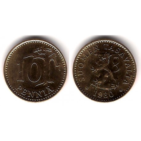 (46) Finlandia. 1980. 10 Pennia (SC)