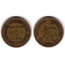 (876) Francia. 1921. 1 Franc (MBC)