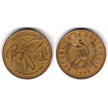 (284) Guatemala. 1999. 1 Quetzal (BC)