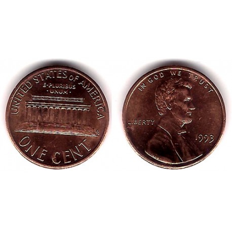 (201) Estados Unidos de América. 1993. 1 Cent (EBC)
