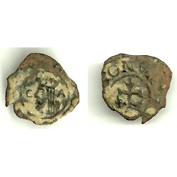 Carlos III (Arch. Austria). Sin Fecha. Dinero (BC-) Ceca de Zaragoza