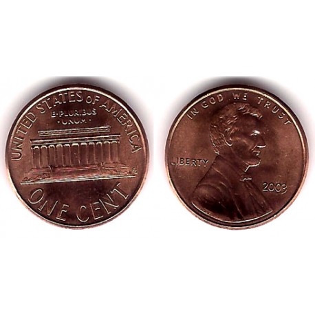(201) Estados Unidos de América. 2003. 1 Cent (EBC)