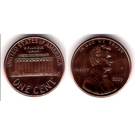 (201) Estados Unidos de América. 2003. 1 Cent (EBC)