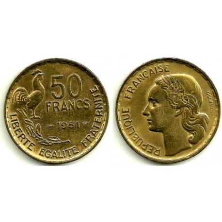 (918.1) Francia. 1951. 50 Francs (MBC)