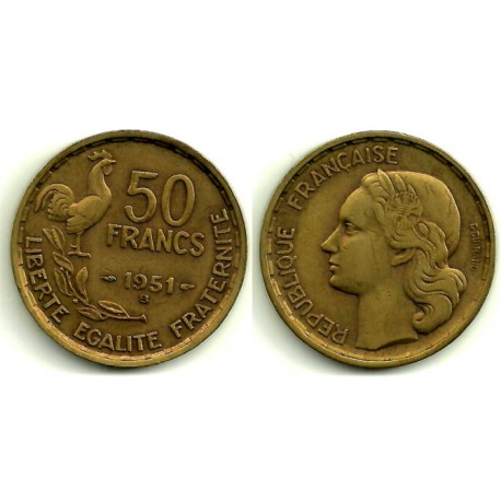 (918.2) Francia. 1951(B). 50 Francs (EBC)