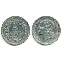 (888b.1) Francia. 1947. 5 Francs (MBC-)