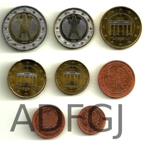 Alemania. 2003(ADFGJ). Serie Completa (x5) (SC)