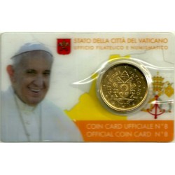 Ciudad del Vaticano. 2017. Coincard 50 Céntimos (SC) Nº 8