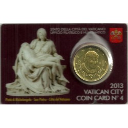 Ciudad del Vaticano. 2013. Coincard 50 Céntimos (SC) Nº 4