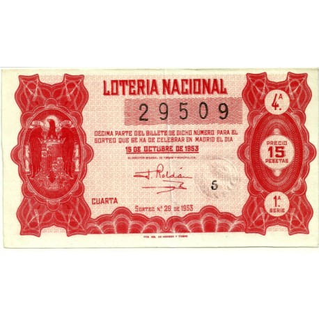 Décimo. 15 de Octubre de 1953