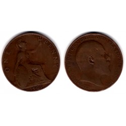 (794.2) Gran Bretaña. 1907. 1 Penny (BC)