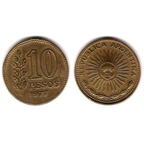 (72) Argentina. 1977. 10 Pesos (MBC)