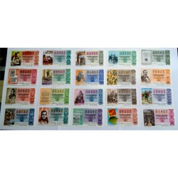 Loteria Nacional. 1980. Año Completa (50 Décimos). La Prensa