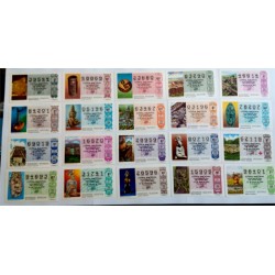 Loteria Nacional. 1985. Año Completo (50 Décimos)