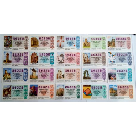 Loteria Nacional. 1990. Año Completo (51 Décimo)